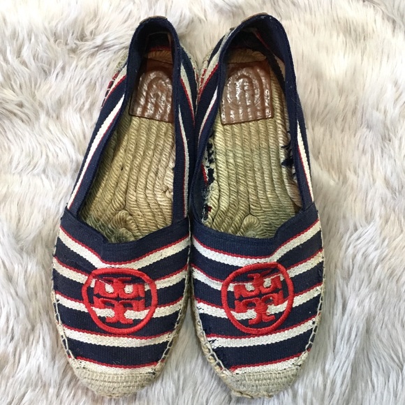 tory burch striped espadrilles